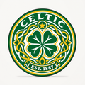 Celtic latest soccer seal — front illustrative rendering