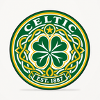 Celtic latest soccer seal — front illustrative rendering