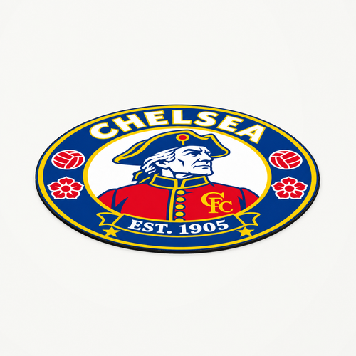 Chelsea latest soccer seal — angle illustrative rendering