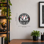 Chicago White Sox MLB Team Seal — example wall display with 9.5-inch width and height guides; illustrative rendering