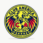 Club América latest soccer seal — front illustrative rendering