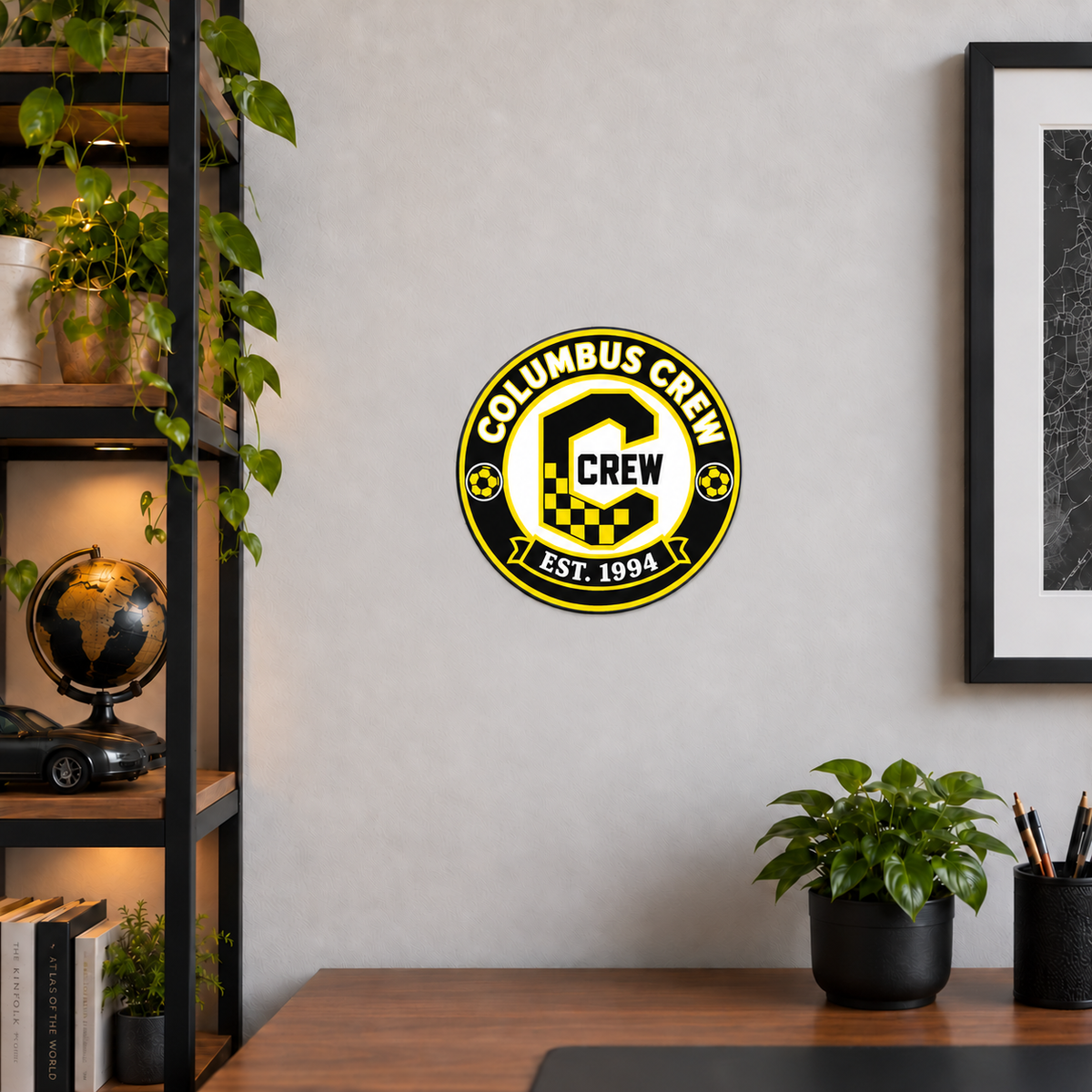 Columbus Crew Soccer Club Seal — lifestyle illustrative rendering