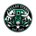 Dallas Stars NHL seal — complete front view; illustrative rendering