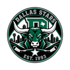 Dallas Stars NHL seal — complete front view; illustrative rendering