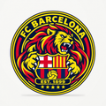 FC Barcelona latest seal design — front illustrative rendering