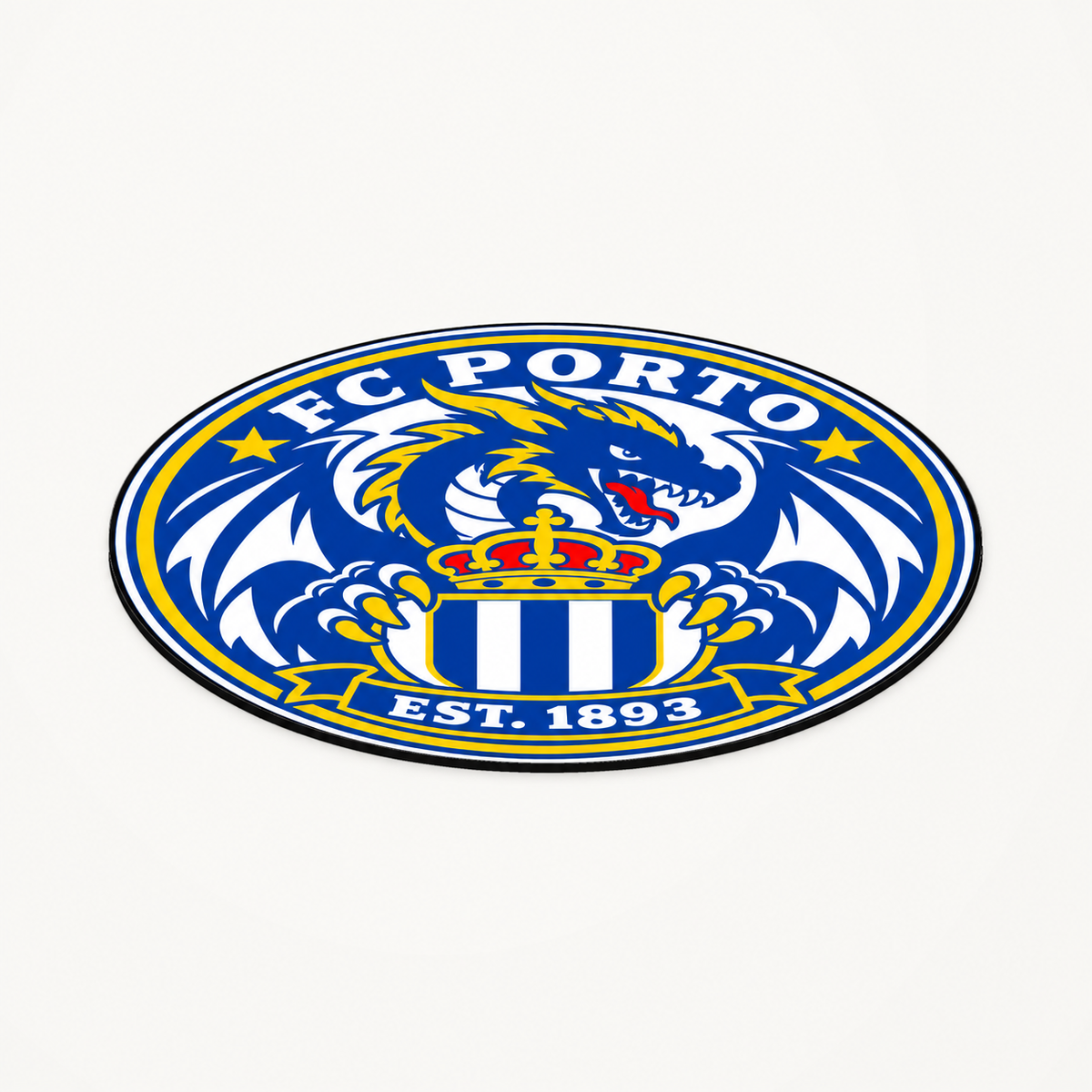 FC Porto latest soccer seal — angle illustrative rendering