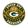 Green Bay Packers NFL seal — front view; illustrative rendering