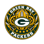 Green Bay Packers NFL seal — front view; illustrative rendering