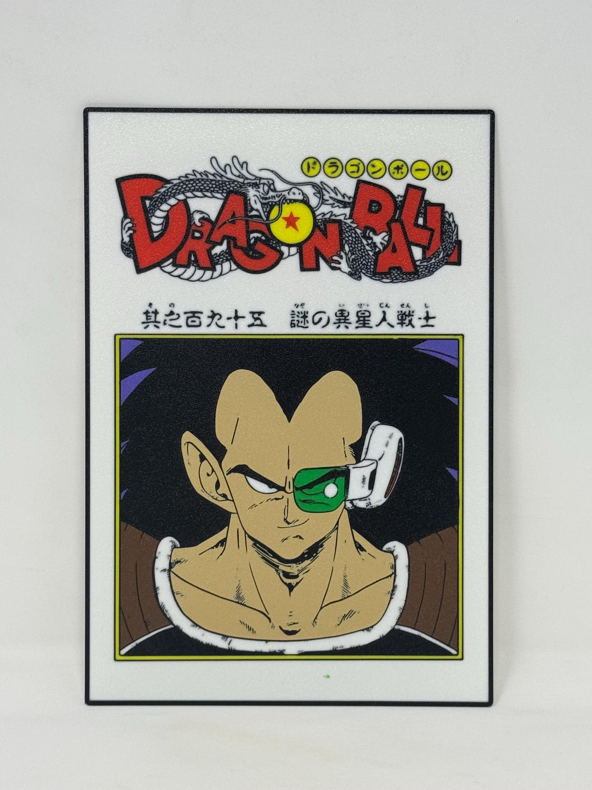 DBZ Mysterious Alien Warrior Manga Sign