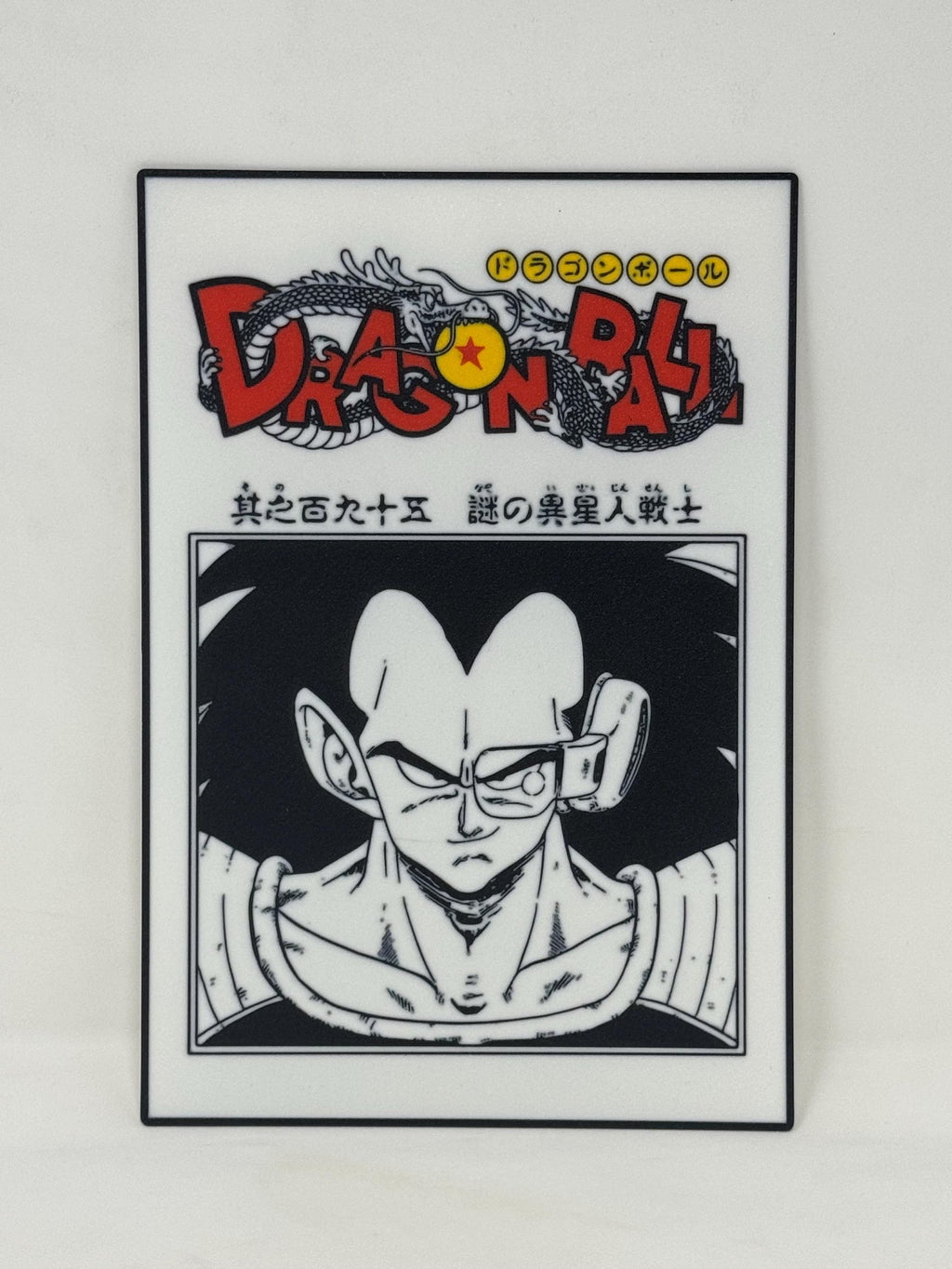 DBZ Mysterious Alien Warrior Manga Sign