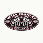Inter Miami CF Soccer Club Seal — angle illustrative rendering