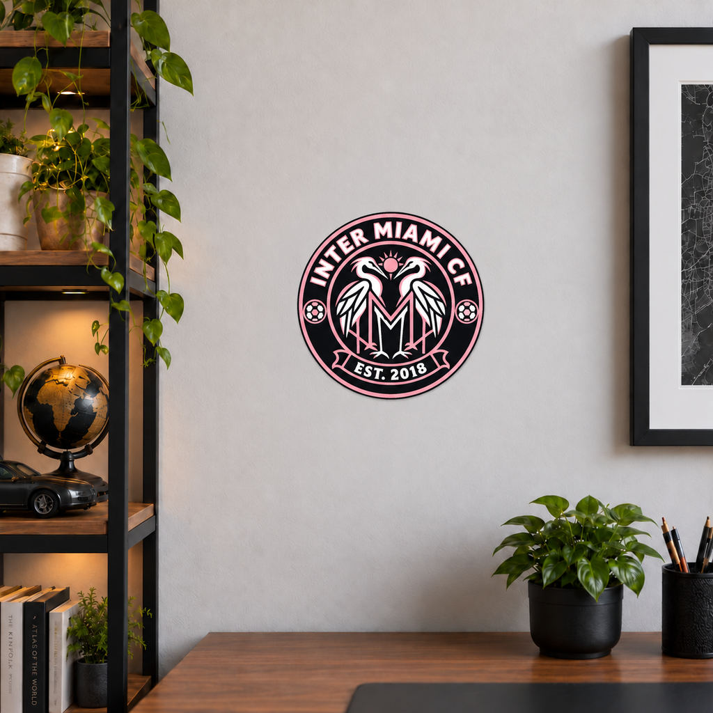 Inter Miami CF Soccer Club Seal — lifestyle illustrative rendering