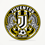 Juventus latest soccer seal — front illustrative rendering