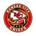 Kansas City Chiefs NFL seal — front view; illustrative rendering