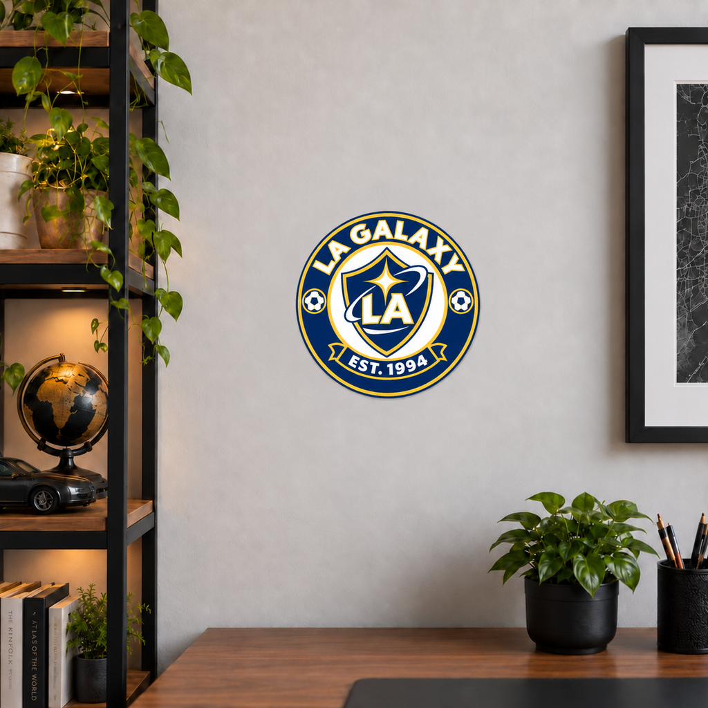 LA Galaxy Soccer Club Seal — lifestyle illustrative rendering