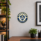 LA Galaxy Soccer Club Seal — lifestyle illustrative rendering