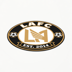 LAFC Soccer Club Seal — angle illustrative rendering