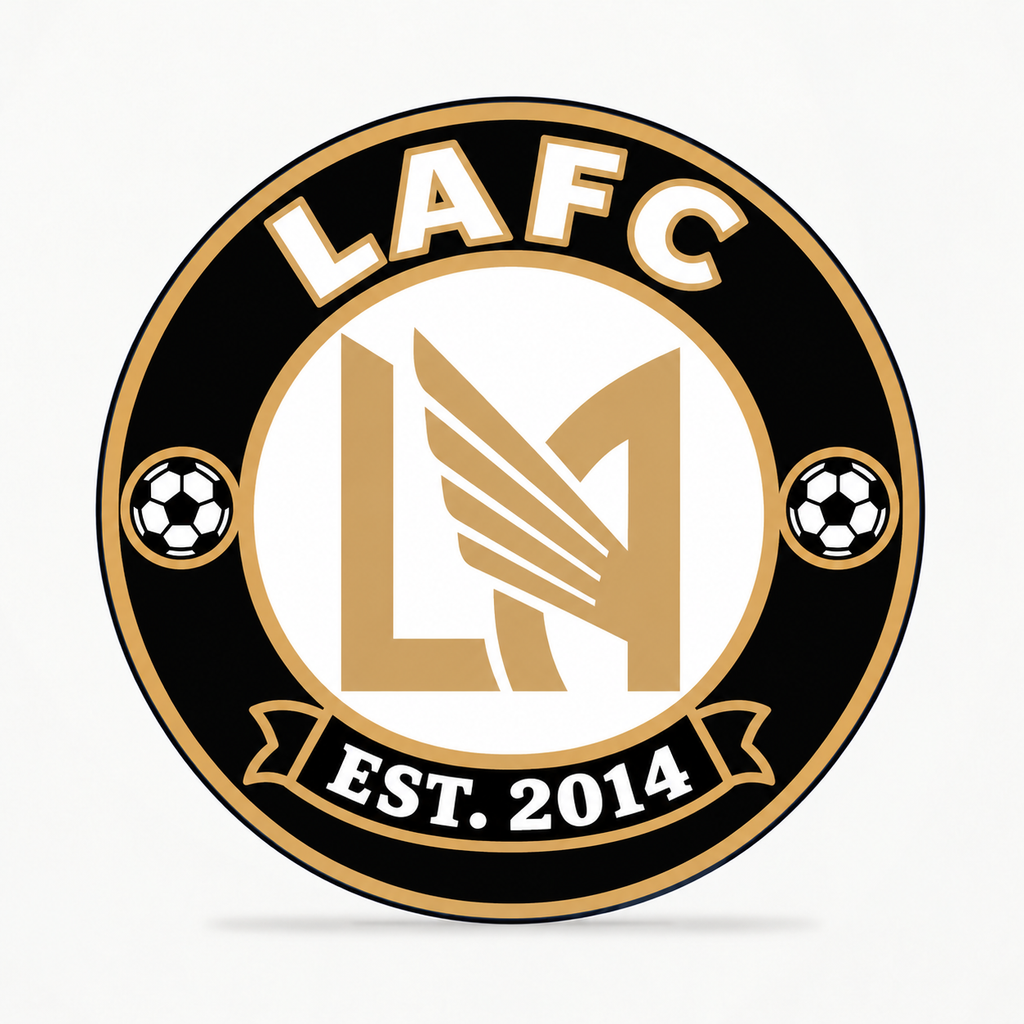 LAFC Soccer Club Seal — front illustrative rendering