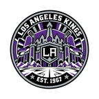 Los Angeles Kings NHL seal — complete front view; illustrative rendering