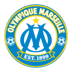 Olympique Marseille circular soccer club seal — front artwork preview