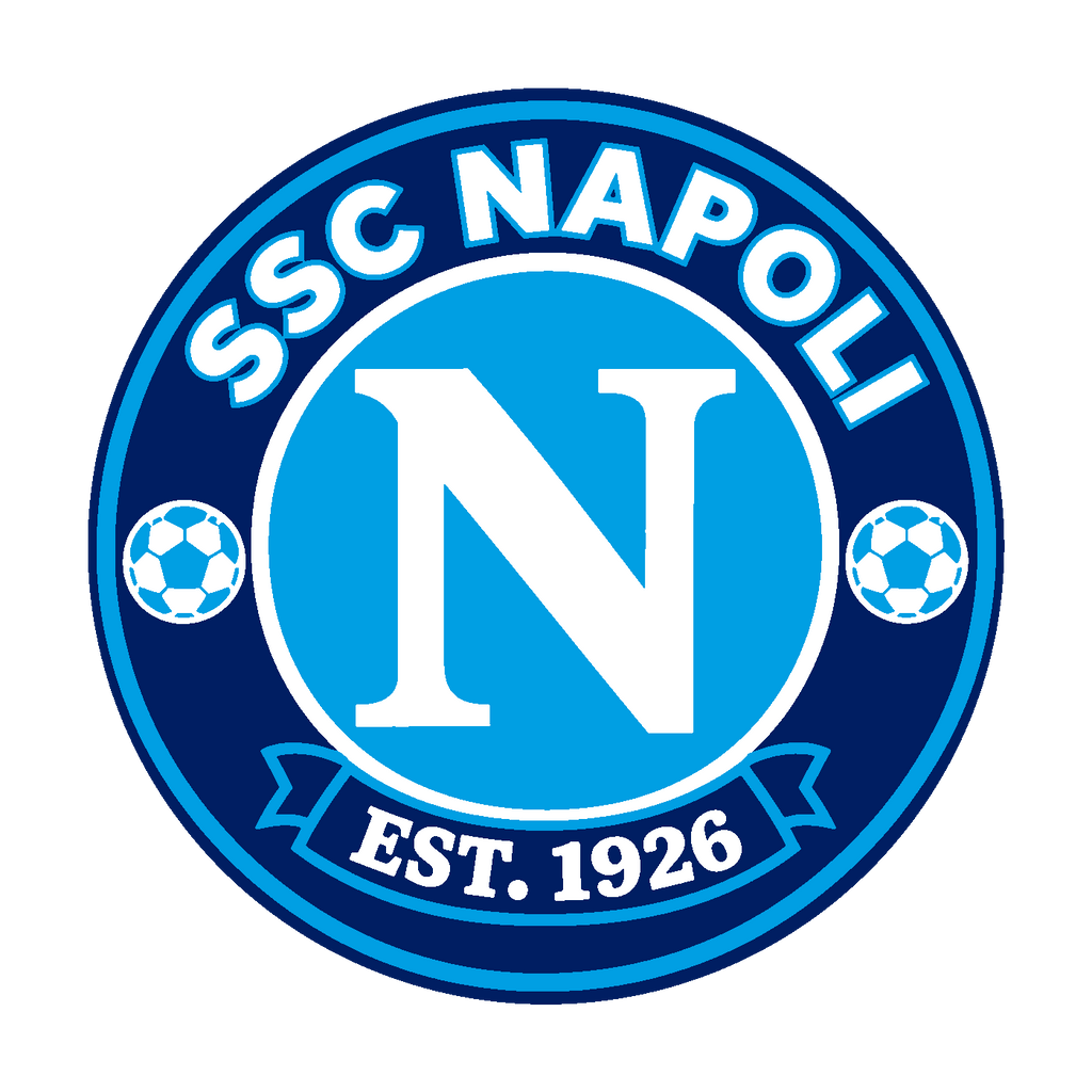 SSC Napoli circular soccer club seal — front artwork preview