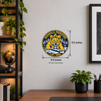 Nashville Predators NHL seal — wall display with 9.5-inch measurements; 9.5-inch size shown; illustrative rendering