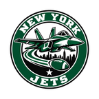 New York Jets NFL seal — complete front view; illustrative rendering