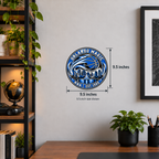 Orlando Magic NBA Seal — wall display with width and height measurements of 9.5 inches; 9.5-inch size shown