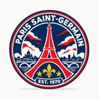 Paris Saint-Germain latest soccer seal — front illustrative rendering