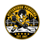 Pittsburgh Penguins NHL seal — complete front view; illustrative rendering