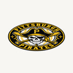 Pittsburgh Pirates MLB Team Seal — angled view showing the thin plaque profile; illustrative rendering