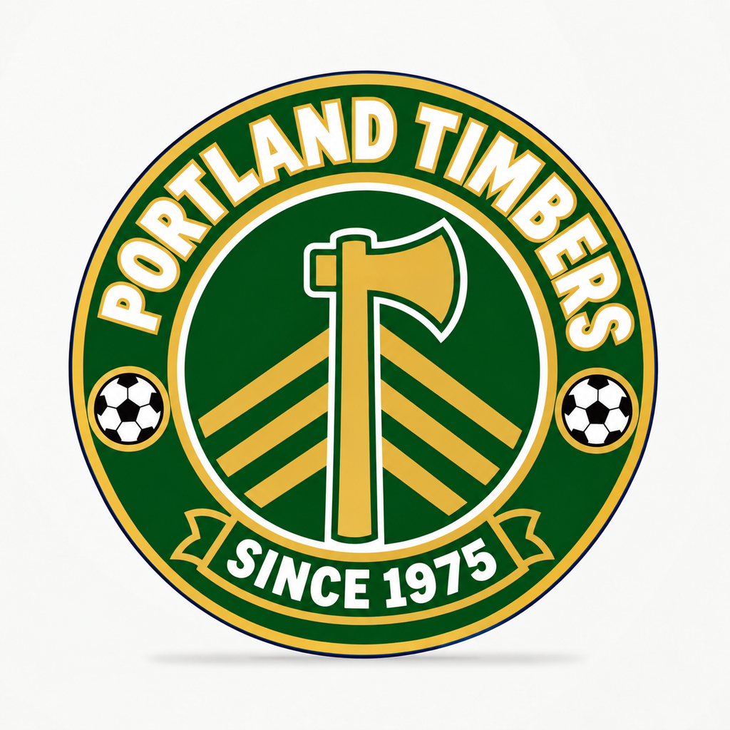 Portland Timbers Soccer Club Seal — front illustrative rendering