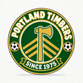 Portland Timbers Soccer Club Seal — front illustrative rendering