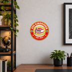 PSV Eindhoven soccer club seal — matching wide office wall display illustrative rendering