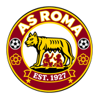 AS Roma circular soccer club seal — front artwork preview