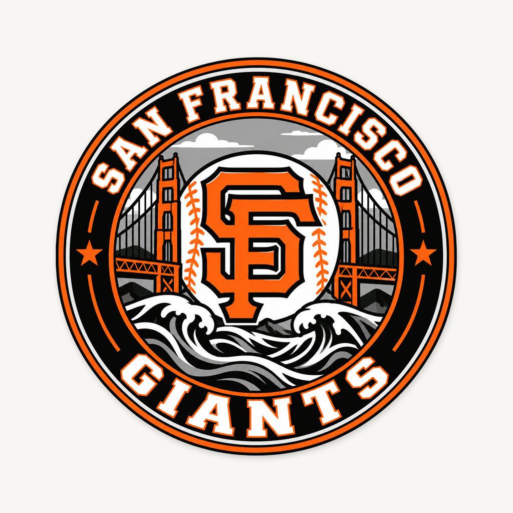 San Francisco Giants MLB Team Seal — front view; illustrative rendering