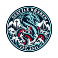 Seattle Kraken NHL seal — complete front view; illustrative rendering