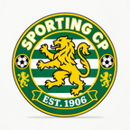 Sporting CP soccer club seal — matching front view illustrative rendering