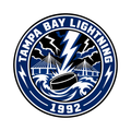 Tampa Bay Lightning NHL seal — complete front view; illustrative rendering