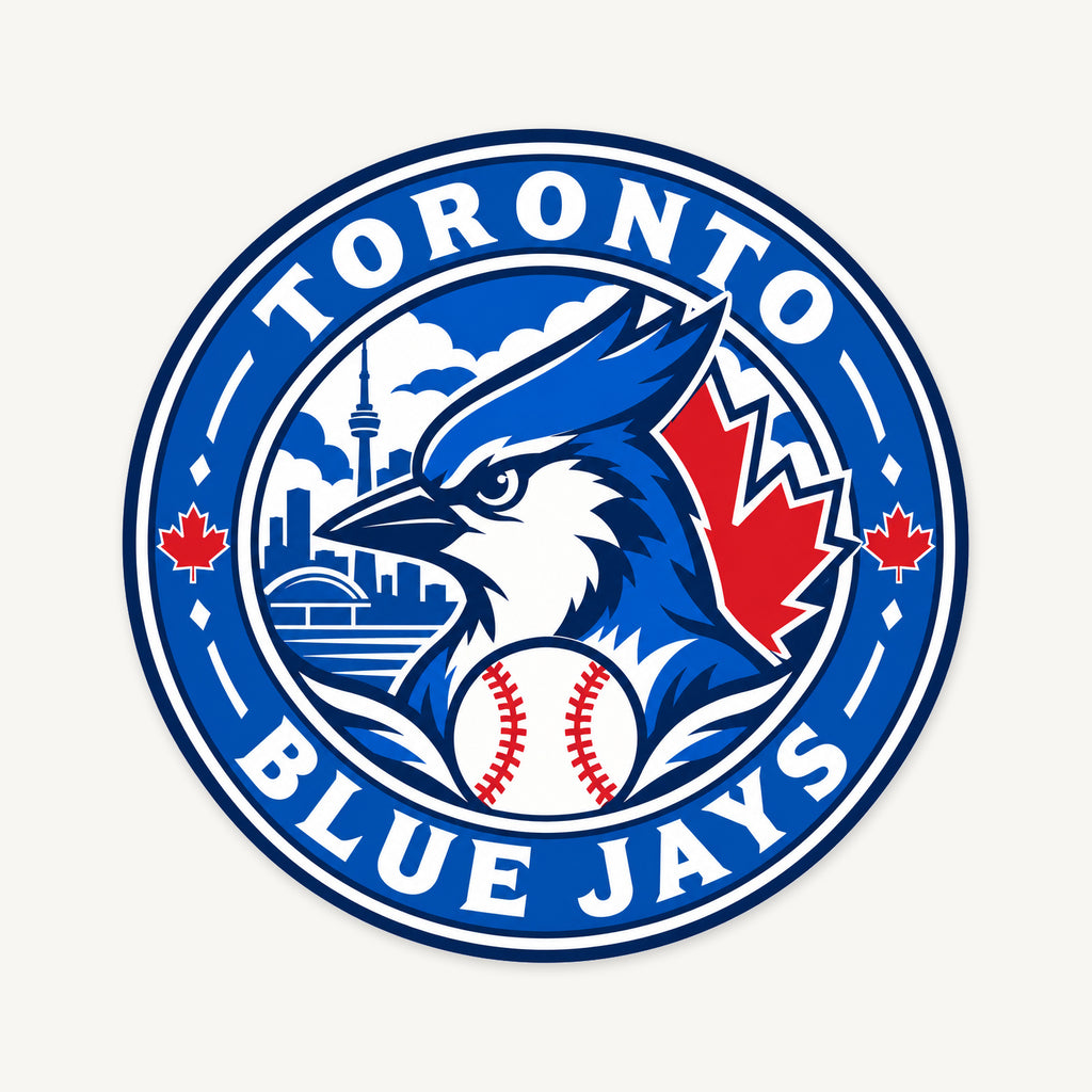 Toronto Blue Jays MLB Team Seal — front view; illustrative rendering