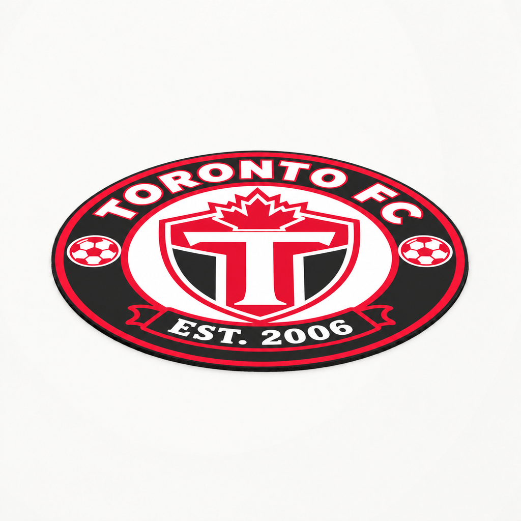 Toronto FC Soccer Club Seal — angle illustrative rendering