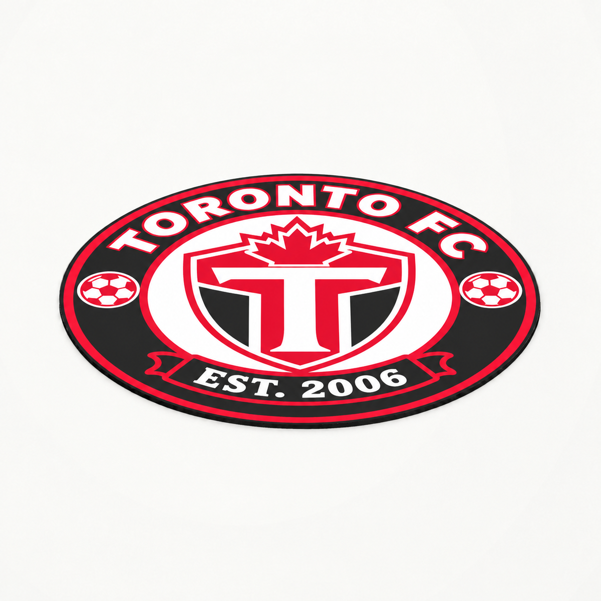 Toronto FC Soccer Club Seal — angle illustrative rendering