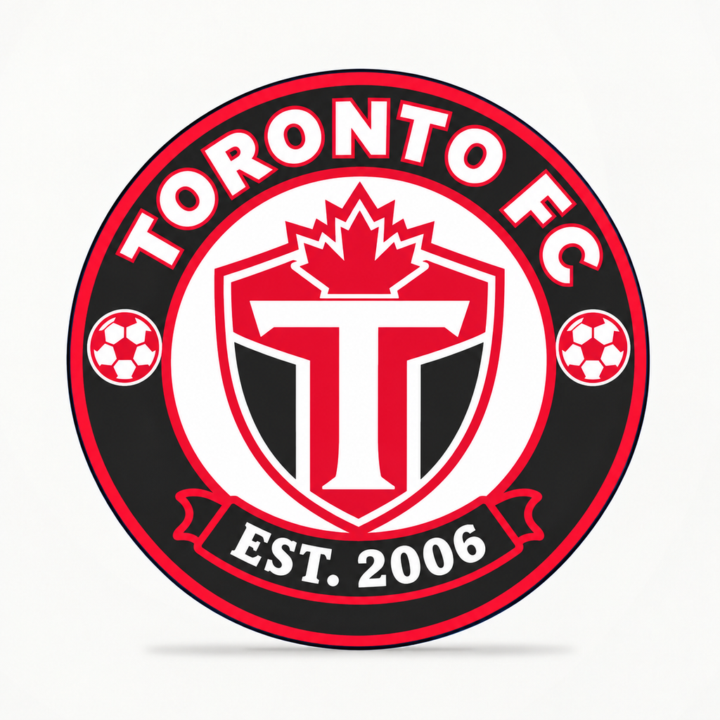 Toronto FC Soccer Club Seal — front illustrative rendering