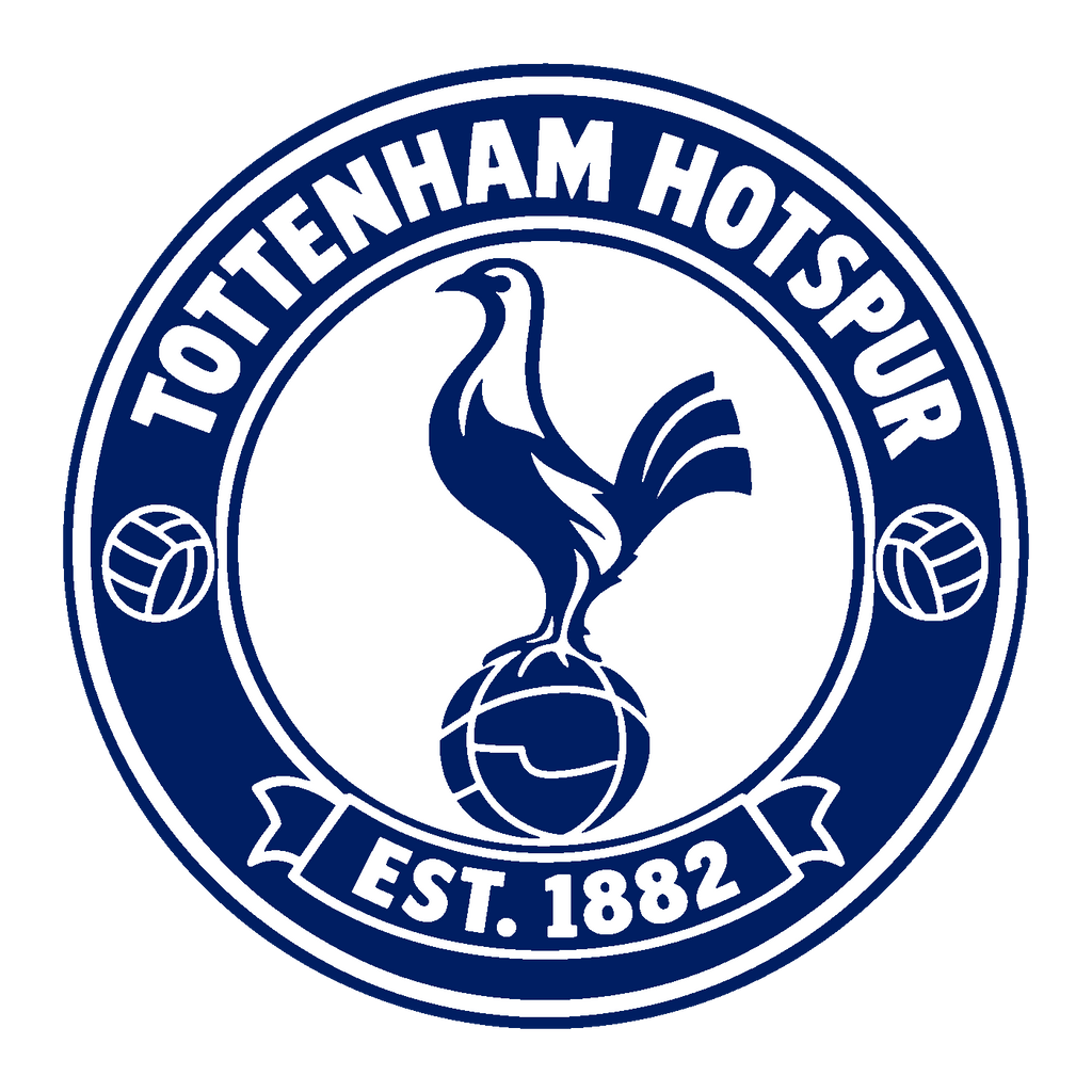Tottenham Hotspur circular soccer club seal — front artwork preview