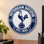 Tottenham Hotspur soccer club seal — wall-display illustrative rendering