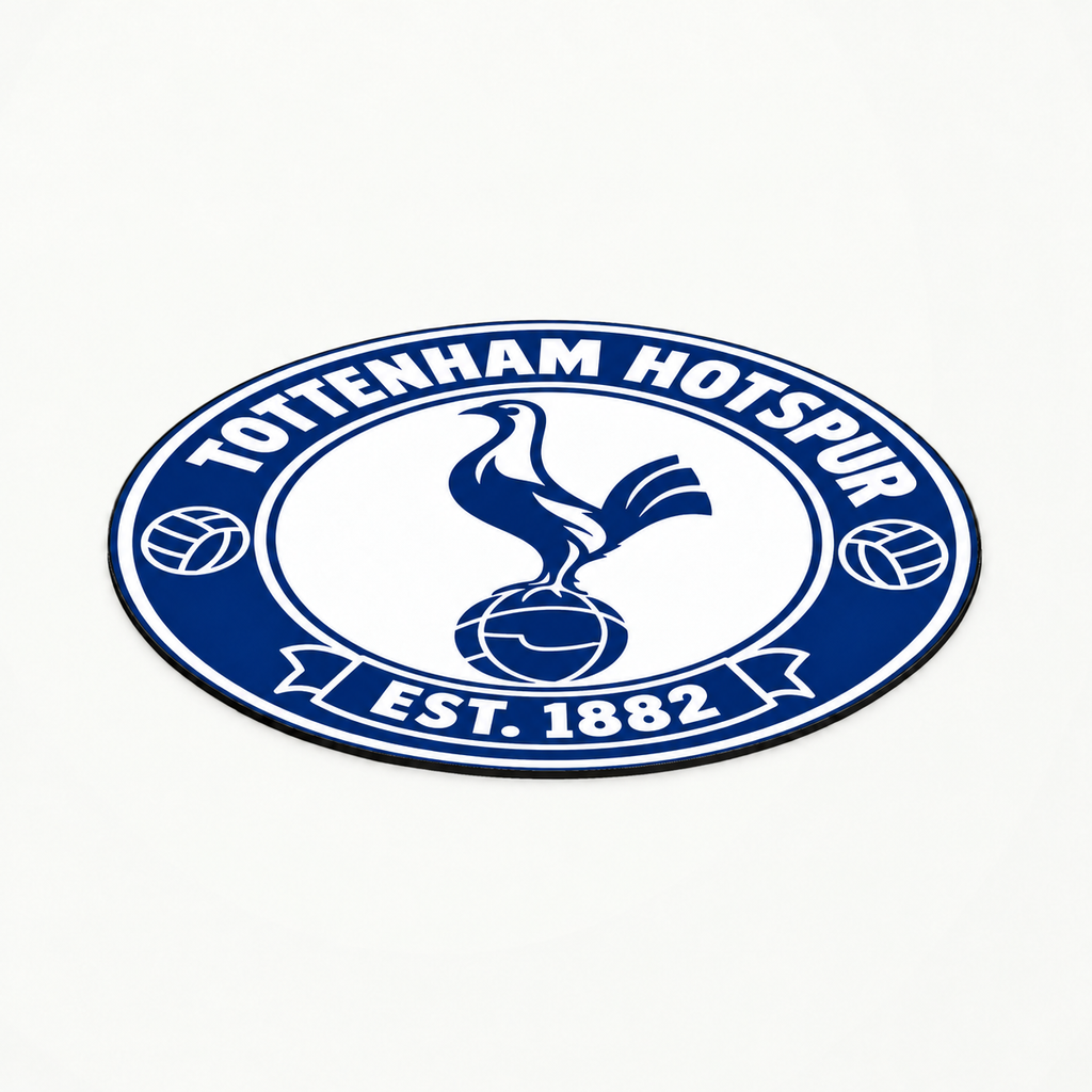 Tottenham Hotspur soccer club seal — matching flat angled view illustrative rendering