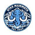 Utah Mammoth NHL seal — complete front view; illustrative rendering