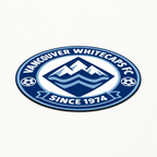 Vancouver Whitecaps FC Soccer Club Seal — angle illustrative rendering