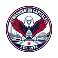 Washington Capitals NHL seal — complete front view; illustrative rendering