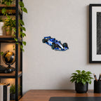 Williams F1 Car Sign — example wall display; illustrative rendering